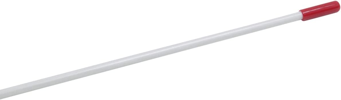 Antena CB 91.44cm estilo Hot Rod blanco