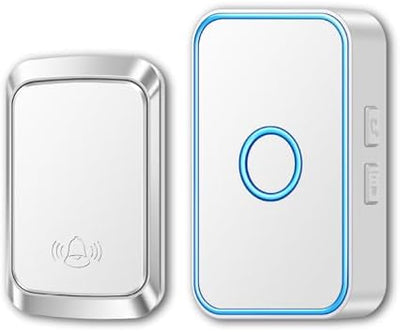 Timbre inalámbrico sin batería impermeable 60 melodías enchufe US