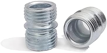 8 Conectores poste roscado 3/4" para estantería rejilla