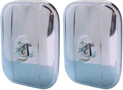 Cabeza espejo acero inox 5x7 pulg set 2