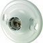 Portalámparas incandescente sin llave blanco