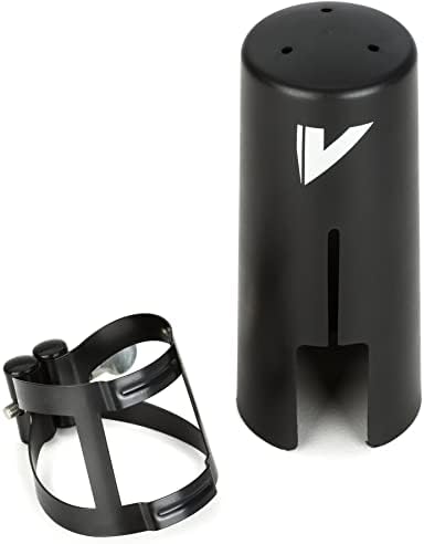 Ligadura y tapa plástico clarinete bajo negro