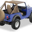 Techo negro para cj5 76-83 bronceado