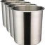 Bain Marie acero inox 4.25qt NSF comp 4 Pzas