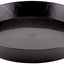 Platillo negro 25pulg altos resistente
