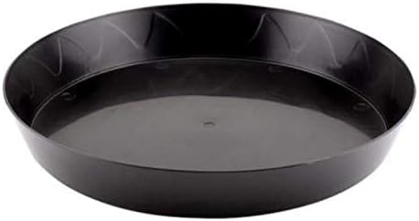 Platillo negro 25pulg altos resistente