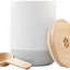 Recipiente cerámica recargable con tapa madera 7.5oz sin BPA