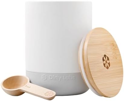 Recipiente cerámica recargable con tapa madera 7.5oz sin BPA