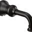 Caño tradicional Moen S5001BL negro mate conexión CC