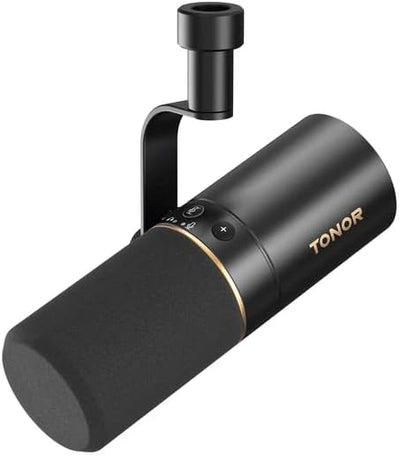 Micrófono dinámico XLR/USB estudio cardioide con auriculares 3.5mm