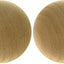 Pomo madera natural para hongos 2" set 2