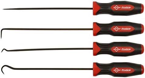 Set 4 Pzas Púas Mini ProGrip Acabado Negro