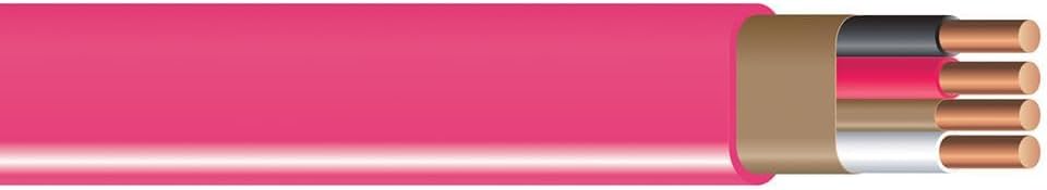 Alambre ROMEX SIMPULL 15ft 10/3 NM-B rosa