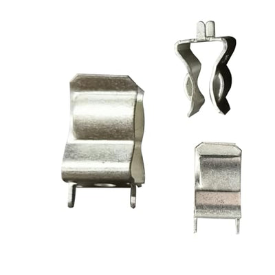Portafusibles de bronce para tubos cerámica 6x30mm 20 Pzas