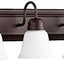 Vanity 6LT Bronce Aceitado Ópalo Satinado 5094-6-86