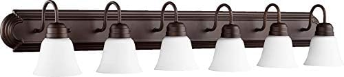 Vanity 6LT Bronce Aceitado Ópalo Satinado 5094-6-86