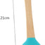 Cucharas silicona raspador resistente calor mango bambú