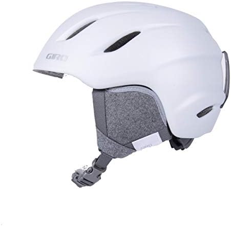 Casco nieve mujer color blanco mate talla S