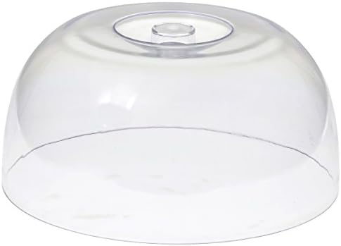 Domo para tartas 12pulg plástico SAN transparente con mango