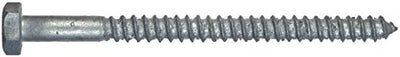 Tornillo hex galvanizado 3/8x4.5" paq 50