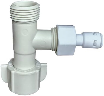 Adaptador T plástico para bidé válvula 3 vías 7/8x7/8x1/2