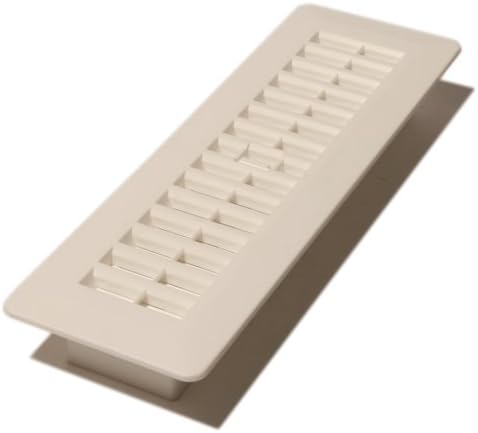 Rejilla plástico piso 2x10pulg color blanco