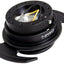 Volante carrera negro 6 agujeros adaptador buje 6x70/74mm