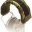 Diadema envolvente para auriculares de tiro transpirable