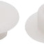 20 Tapones Plástico Blanco 0.394pulg para Gabinete 3/8pulg