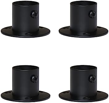Soporte acero inox para tubo 0.866" set 4