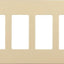 Placa decorativa 4 bandas color marfil