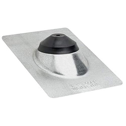 Base acero galvanizado para techo con cuello elastómero 1/2-1