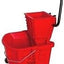 Cubo trapeador plástico 6.5gal color rojo