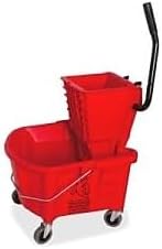 Cubo trapeador plástico 6.5gal color rojo