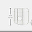 Estante fregadero acero inox 13-1/2x15-1/4 pulg