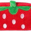 Estuche de lápices con cara de fresa y frutas suave