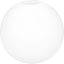 Pantalla lámpara globo blanco sin cuello 5.9"
