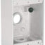 Caja resistente intemperie tomas 4.5pulg color blanco