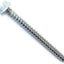 Tornillos chapa cabeza hexagonal blanca 8x2 12 Pzas
