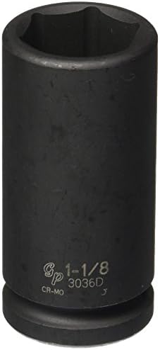 Unidad 3/4pulg x enchufe profundo 1-1/8pulg