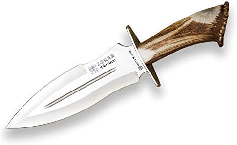 Cuchillo caza Verraco CN42 mango asta ciervo 10.2"
