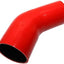 Manguera silicona acoplador reductor codo 45° 3-3.5"
