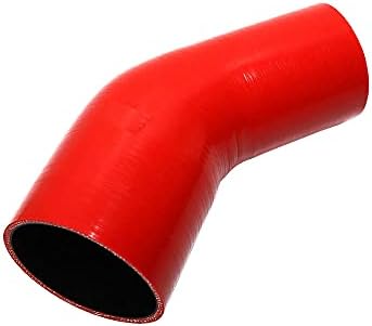 Manguera silicona acoplador reductor codo 45° 3-3.5"