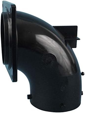 Racor válvula brida 90° Ell 3" bayoneta x 3" giratoria negro
