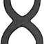 Número de casa texturado 10pulg Negro