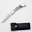 Cuchillo bolsillo plegable mango lobo