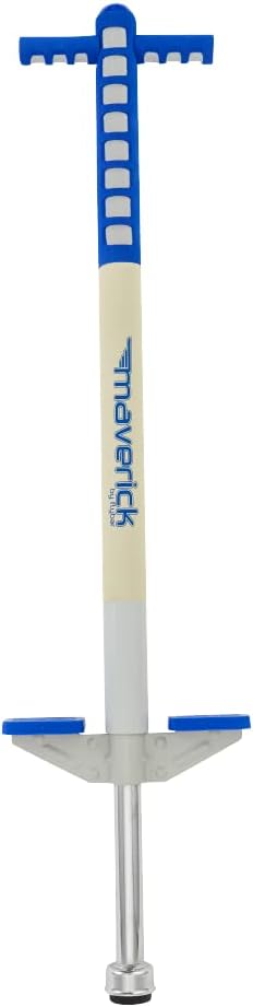 Palo pogo para niños 5+ años azul/blanco