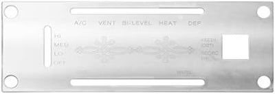 Cubierta placa control calentador A/C acero inox 68253 KW