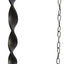 Estaca anclaje hierro negro cadena acero inox 17"