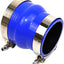 Acoplador reducción 2.5-3.5" silicona 4" acero inox